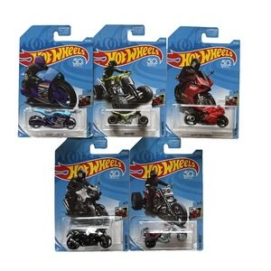Hot Wheels 2017 HW‎ MOTO Complete Set Factory Sealed